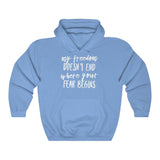 My Freedom Doesn't End Where Your Fear Begins - Unisex Heavy Blend™ Hooded Sweatshirt