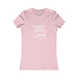 I Set Goals and Crush Em - Women's Favorite Fitted Tee - The Entrepreneur In Me Says - Small Business Gift