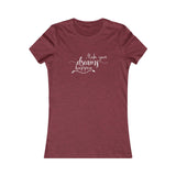 Make Your Dreams Happen - Women's Favorite Fitted Tee - The Entrepreneur In Me Says - Small Business Gift