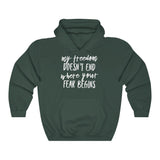 My Freedom Doesn't End Where Your Fear Begins - Unisex Heavy Blend™ Hooded Sweatshirt