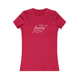 Make Your Dreams Happen - Women's Favorite Fitted Tee - The Entrepreneur In Me Says - Small Business Gift