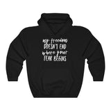 My Freedom Doesn't End Where Your Fear Begins - Unisex Heavy Blend™ Hooded Sweatshirt