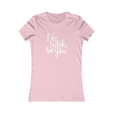 Life Is Tough So Are You - Women's Favorite Fitted Tee - The Entrepreneur In Me Says - Small Business Gift