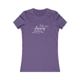 Make Your Dreams Happen - Women's Favorite Fitted Tee - The Entrepreneur In Me Says - Small Business Gift