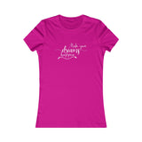Make Your Dreams Happen - Women's Favorite Fitted Tee - The Entrepreneur In Me Says - Small Business Gift