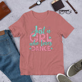 Just a Girl Who Loves Dance - Short-Sleeve Unisex T-Shirt