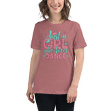 Just a Girl Who Loves Dance - Women's Relaxed T-Shirt