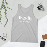 Perfectly Imperfect - Unisex Tank Top - The Entrepreneur In Me Says - Motivation Inspiration Gift for Small Business Owner
