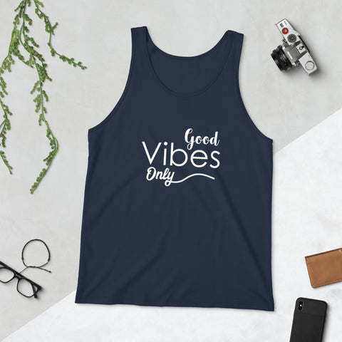 Good Vibes Only - Unisex Tank Top - Entrepreneur Gift for Motivation and Inspiration for Small Business Owner