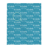 Be Fearlessly Authentic - Throw blanket - 50×60 - The Entrepreneur In Me Says - Small Business Entrepreneur Gift Idea - Motivation Inspiration