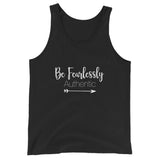 Fearlessly Authentic - Unisex Tank Top - Entrepreneur Gift and Small Business Owner Motivation Tips