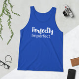 Perfectly Imperfect - Unisex Tank Top - The Entrepreneur In Me Says - Motivation Inspiration Gift for Small Business Owner