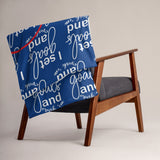 I Set Goals and Crush Em - Throw blanket - 50×60 Entrepreneur Small Business Owner Gift