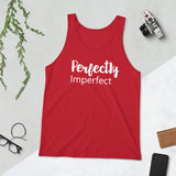 Perfectly Imperfect - Unisex Tank Top - The Entrepreneur In Me Says - Motivation Inspiration Gift for Small Business Owner