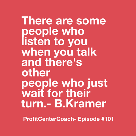 E101- Social Square 12" x 12" Inspirational Canvas Wall Hanging - "There are some people who listen to you when you talk and there's other people who just wait for their turn" - B Kramer