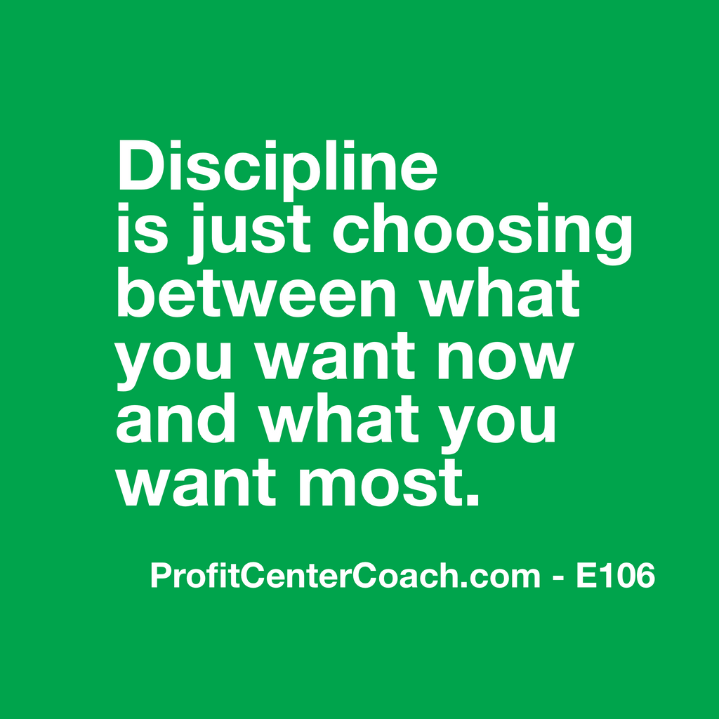 E106- Social Square 12" x 12" Inspirational Canvas Wall Hanging - “Discipline is just choosing between what you want now and what you want most.”