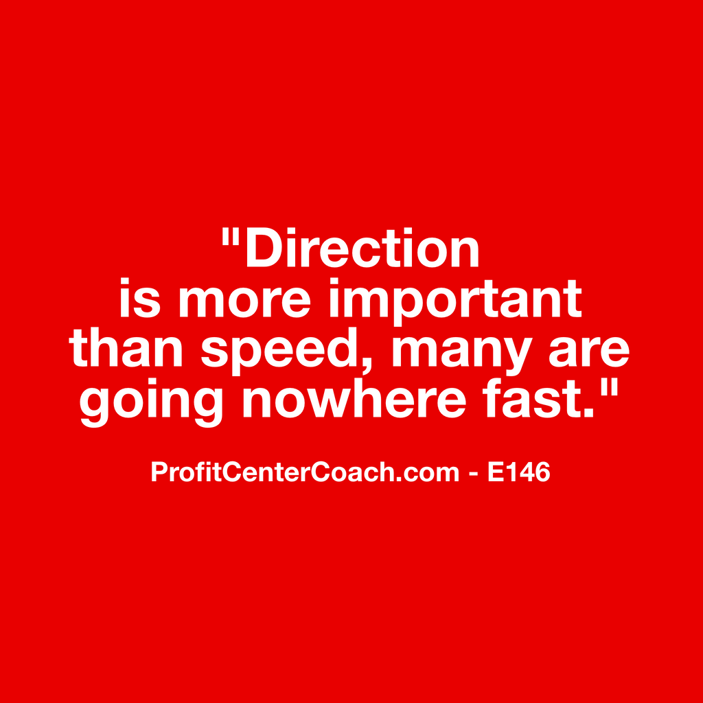E146 - Social Square 12" x 12" Inspirational Canvas Wall Hanging - “Direction is more important than speed, many are going nowhere fast.”