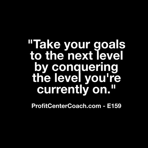 E159 - Social Square 12" x 12" Inspirational Canvas Wall Hanging - “Take your goals to the next level by conquering the level you’re currently on.”