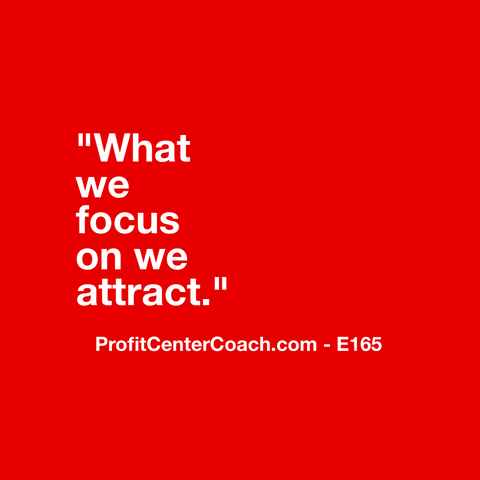 E165 - Social Square 12" x 12" Inspirational Canvas Wall Hanging - "What we focus on we attract."