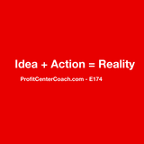 E174 - Social Square 12" x 12" Inspirational Canvas Wall Hanging - "Ideas plus action equals reality."