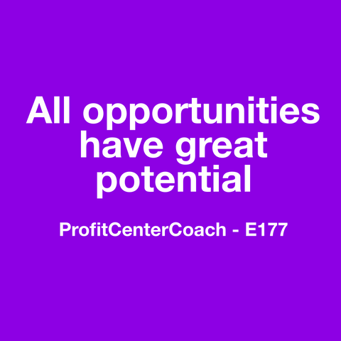 E177 - Social Square 12" x 12" Inspirational Canvas Wall Hanging - “All opportunities have great potential”