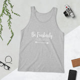 Fearlessly Authentic - Unisex Tank Top - Entrepreneur Gift and Small Business Owner Motivation Tips
