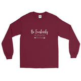 Fearlessly Authentic - Men's Long Sleeve Shirt - Entrepreneur Gift and Small Business Owner Motivation Tips