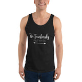 Fearlessly Authentic - Unisex Tank Top - Entrepreneur Gift and Small Business Owner Motivation Tips