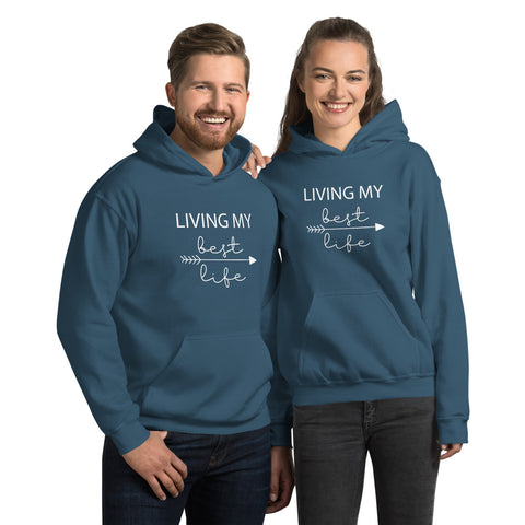 Living My Best Life - Unisex Sweatshirt - Unisex Hoodie Sweatshirt - Entrepreneur Motivation Shirt - Inspiration Gift For Small Business Owner