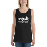 Perfectly Imperfect - Unisex Tank Top - The Entrepreneur In Me Says - Motivation Inspiration Gift for Small Business Owner
